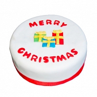 Merry Christmas Gift Cake - 1.5Kg